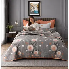 GENERICO - Quilt de Verano 2 plazas con Diseño KFL736
