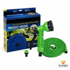 MOVI - MANGUERA EXPANSIBLE HASTA 22.5 MTS CON ROCIADOR DE 7 POSICIONES