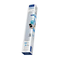 POWERLAB - Lámpara de emergencia 160 led recargable, duración 24h