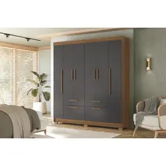 ALTAVISION - CLOSET 6 GUARAPUAVA 6.4 JATOBA / GRAFITO