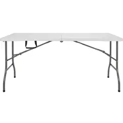 GENERICO - Mesa Plegable Portátil 150x74 cm Blanca
