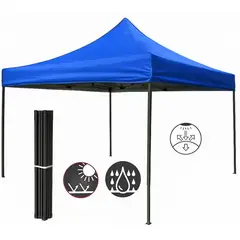 GENERICO - Toldo Plegable 3x3 metros color Azul