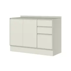 HOME MOBILI - Mueble Cocina Base 3 Pta. 2 Caj. 120 cm Olympia Arena