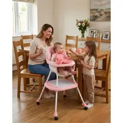 MYLHOGAR - Silla de Alimentación para Bebé 6 en 1 Ajustable y Convertible