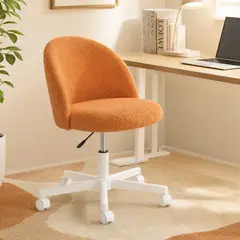 VIDITA - Silla Nova Terciopelo Silla De Escritorio Ergonómica Giratoria Oficina Estudio