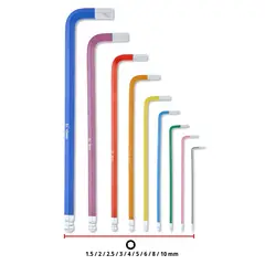 EINHELL - JUEGO DE LLAVES ALLEN 9 PIEZAS