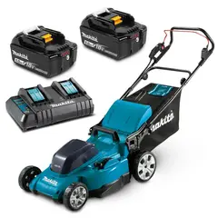 MAKITA - Cortacésped 480mm 18VX2 DLM480CT2+ 2Bat 5Ah+Cargador