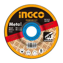 INGCO - DISCO DESBASTE PARA METAL 180X6X22MM 7 MGD601801