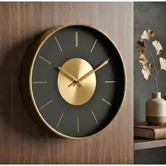 MSA MUEBLES SANTA ANA - Reloj Old Dorado con Negro