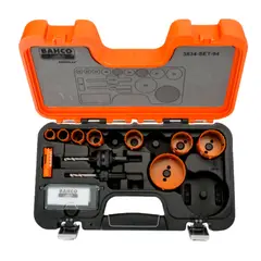 GENERICO - Set De Sierras Copa Bimetal Sandflex 11Pzas Bahco 3834set94