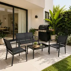 ALERIA - Juego Set Terraza Mistral 4 piezas