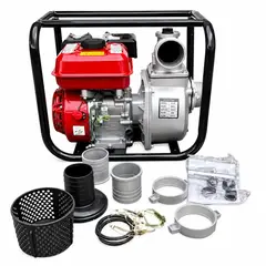 GENERICO - Motobomba Agua 2 Pulgadas Gasolina 6.5HP Profesional