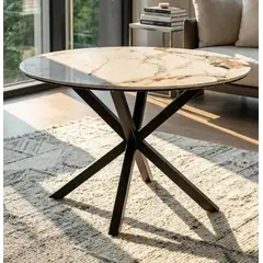 CORI CORI - Mesa Warwick Stone Sinterizada 120cm