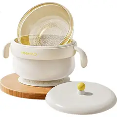 YEEHOO - Bowl térmico para bebé con ventosa e interior PPSU