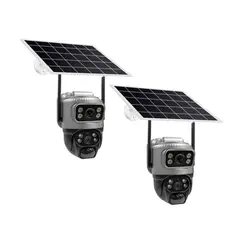 VIPA - Pack 2 Cámaras Seguridad Exterior IP WIFI SOLAR IPS1200