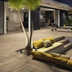 GENERICO - Porcelanato Esmaltado Alabama Sandalo Madera 20x120 APE Grupo