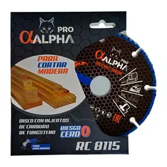 ALPHA - Disco Corte Madera Rc 8115
