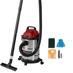 EINHELL - ASPIRADORA SECO Y HUMEDO - 900W - 20L - ACERO INOXIDABLE