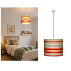 CAROLD STEVENS - Lámpara Colgante Lineas Naranja
