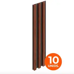 DOER - Wall Panel WPC Decorativo Nogal Imperial, 240x16, 22mm, Caja 10 Unids.