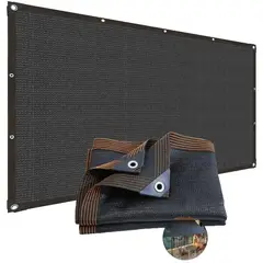 AMBM SHOP - Malla de Sombra 90% Techo Patio Terraza Jardin Cerco 5x6 Metros