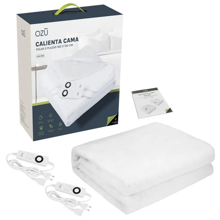 Calientacamas Eléctrica Polar 2 plazas 100 W