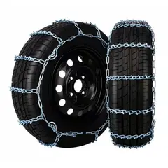 GENERICO - Pack 2 Cadenas Neumatico Desierto y Nieve para Llantas
