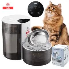 KOBA - Bebedero Automático Para Mascota Fuente Inalámbrica Integrado Con Separación de Aguas Residuales