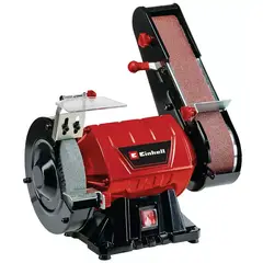 EINHELL - ESMERIL Y LIJADORA DE BANCO - 350W - DISCO 150MM + BANDA DE LIJA