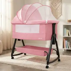 BEBESIT - Cuna Colecho Cloud Rosado