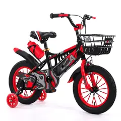 21K SPORTS - Bicicleta Infantil BMX Aro 12 con Canasto , Rueditas de Apoyo y Botella