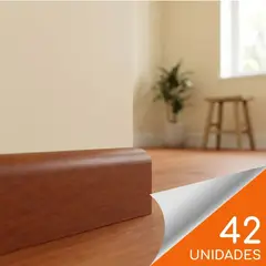 CNP - Guardapolvo FN-2 Cedro 60 x 14mm x 2.4mt PVC Caja 42 unidades
