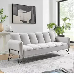 MSA MUEBLES SANTA ANA - Sofá Cama Futón Beige Drag