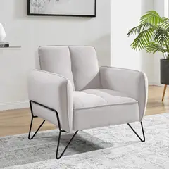 MSA MUEBLES SANTA ANA - Sillón Poltrona Beige Drag
