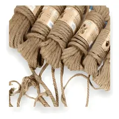 GENERICO - Cuerda cáñamo pitilla manualidades escolar 4mm x 20 metros