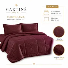 MARTINÉ - CUBRECAMA SHERPA SONYA 2 PLAZAS – 230 X 250 CM