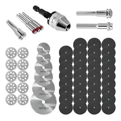 KOKILA - Kit 60 Discos De Corte Metal Madera Sierra Hss Para Taladro