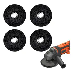KOKILA - Disco Pulir Removedor Pintura Oxido 115mm Esmeril 4pcs