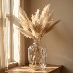 SANTU HOME & DECO - Florero Wavy Tamaño L Jarrón Ondulado Grande Vidrio Centro Mesa