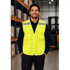 MTX - Geologo Poplin Amarillo Fluor Talla L