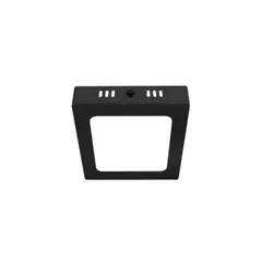 EL CONTAINER - Panel sobrepuesto negro pro cuadrado 6w neutro 4000k