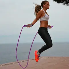 BLU FIT - Cuerda Salto Entrenamiento morado