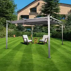 CANBERRA - Pérgola Bioclimática Acero Resistente Jardín 3x4