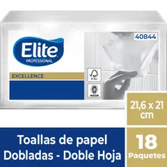 GENERICO - 18 Paquetes De Toalla Interfoliada Elite Professional 200 Un