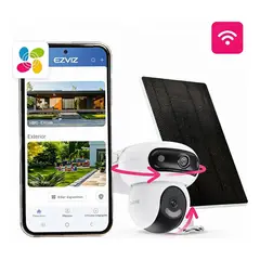 EZVIZ - Camara Seguridad Wifi Dual Hb90 2k+ Con Panel Solar
