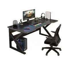BABYLUNA - Escritorio Gamer Textura Tipo Fibra De Carbono Cuerpo Metal K