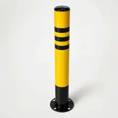 GENERICO - Bolardo de Seguridad Poste Tubo para Estacionamiento Banda Reflectiva
