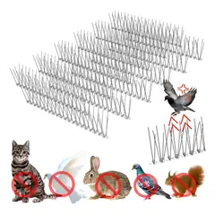 KOKILA - Pack 12 Púas Repelentes Palomas Anti Aves Ahuyentador