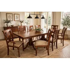 MSA MUEBLES SANTA ANA - Juego de Comedor 6 Sillas + 2 Sitiales London