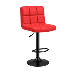 GLOBAL LATIN GROUP - Silla de Bar con Base Mate y Altura Regulable Diseño Moderno